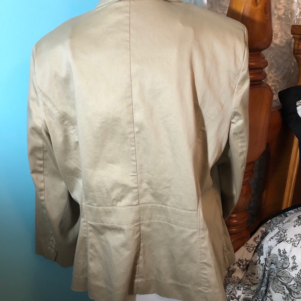 NWT Lane Bryant Khaki Blazer Size 18 - Picture 3 of 9